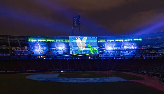 広島東洋カープが「8.6プロジェクションマッピング」と「ピースライン2025」を実施