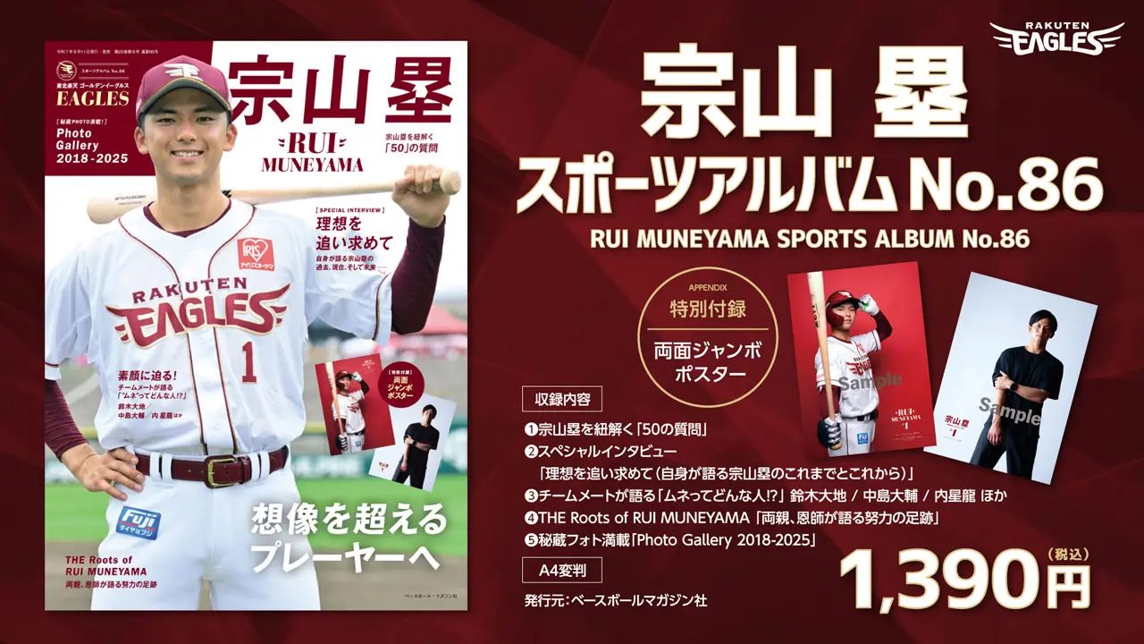【50回来場特典】楽天イーグルスベア（大） 宗山塁選手 50回来場特典】楽天イーグルスベア（大） 宗山塁選手