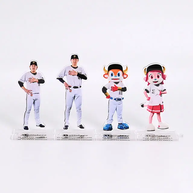 オリックス・バファローズのオンラインショップでアクリルスタンドと選手フォトグッズの再受注開始