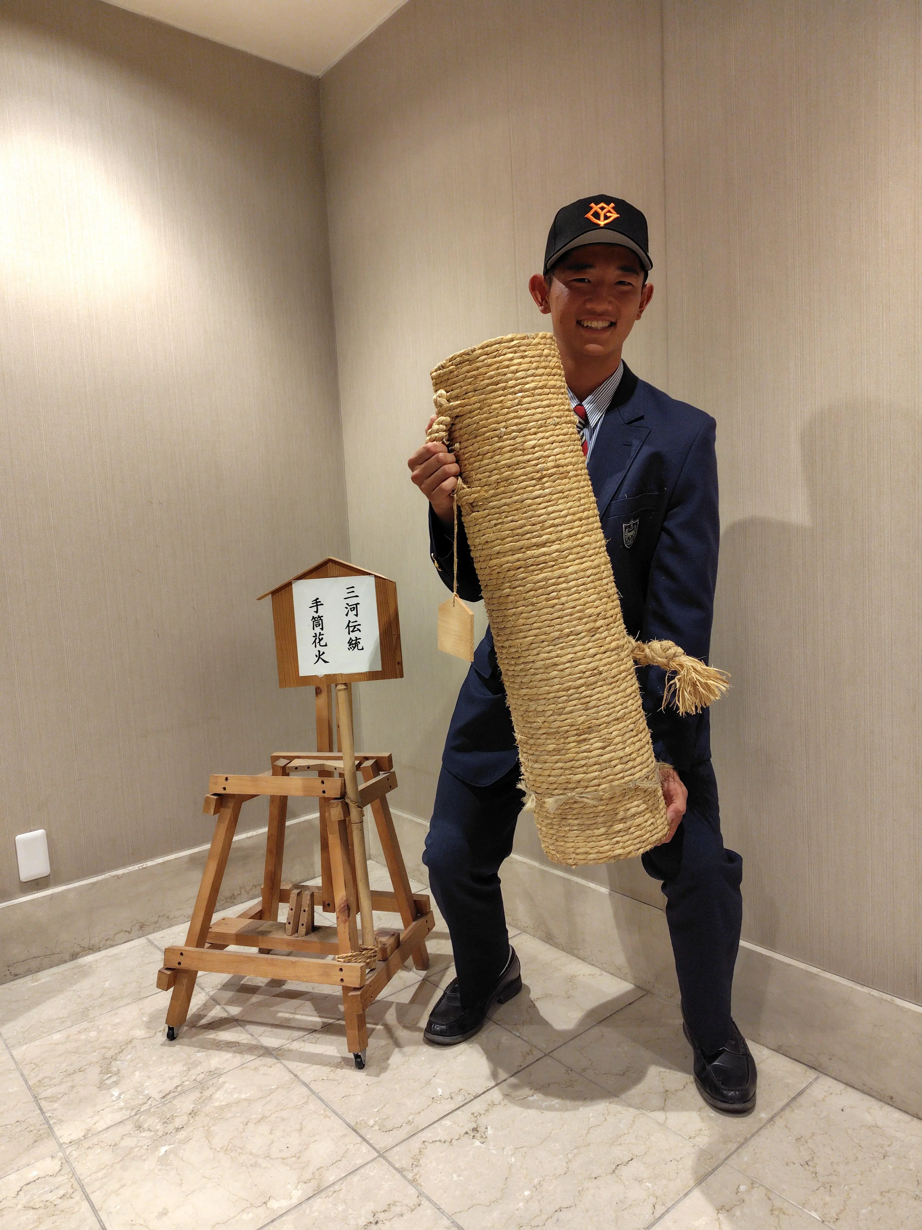 育成ドラフト3位・松井蓮太朗が仮契約 日本を代表する捕手を目指す