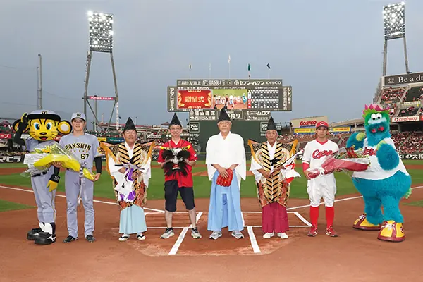 広島東洋カープが地元の伝統芸能「ひろしま芸北神楽」をPRするイベントを開催！