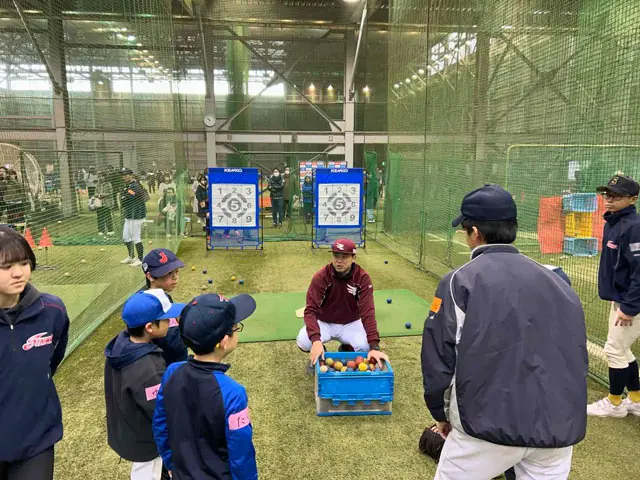 楽天イーグルスと高野連が共同で野球教室を開催!