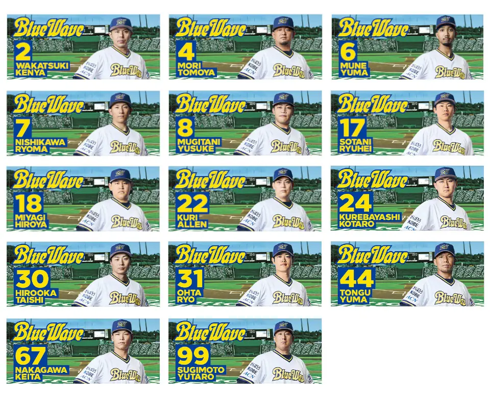 オリックス・バファローズの新しいグッズが登場！ヘッドショットデザインアイテムを発売