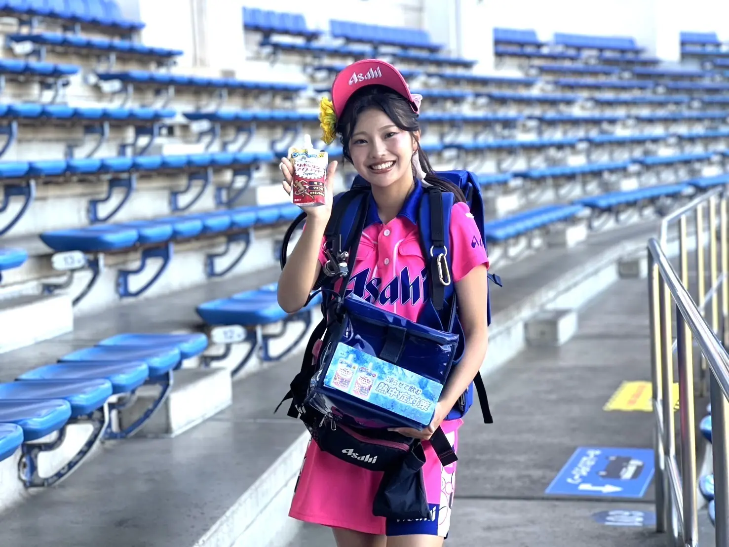 ZOZOマリンスタジアムでリポビタンアイススラリーが販売中！