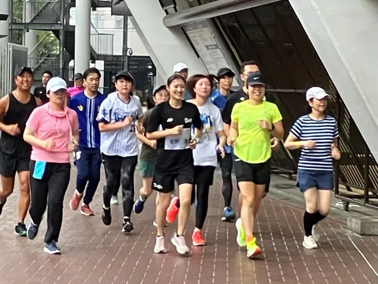 DeNAランナーズアカデミーがマラソン直前の最終調整を実施 第5弾「1st Run with PAL」開催