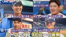 東京ヤクルトスワローズのヒーローインタビュー裏側動画が公開！サインボールプレゼントも