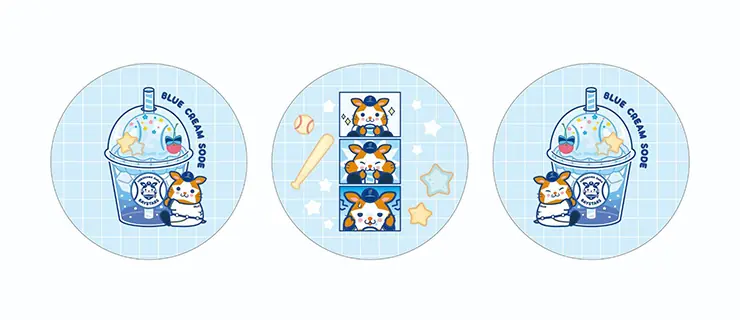 青いクリームソーダ購入でDB.スターマンの限定コースターがもらえるキャンペーン実施