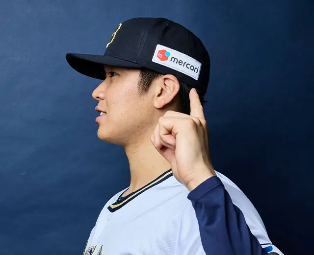 オリックス・バファローズ、メルカリとキャップ広告契約を締結