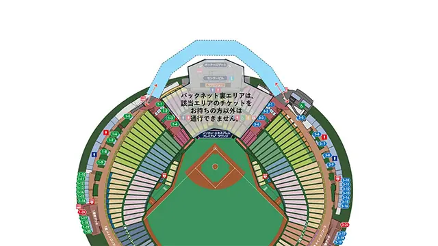 ベルーナドームで新たに設けられる回遊ルート実証実験、6月27日から開始