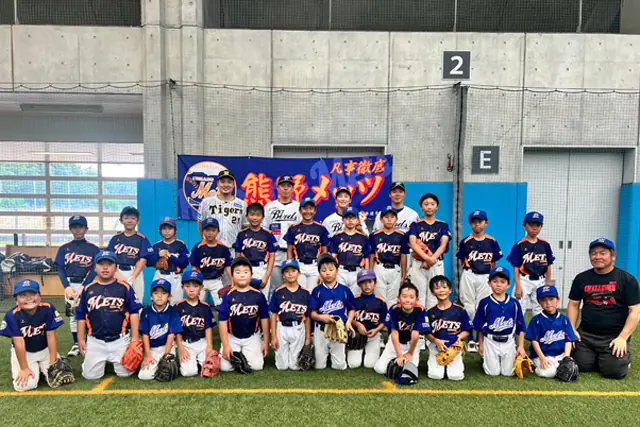 阪神タイガースが富山市で野球振興イベントを開催