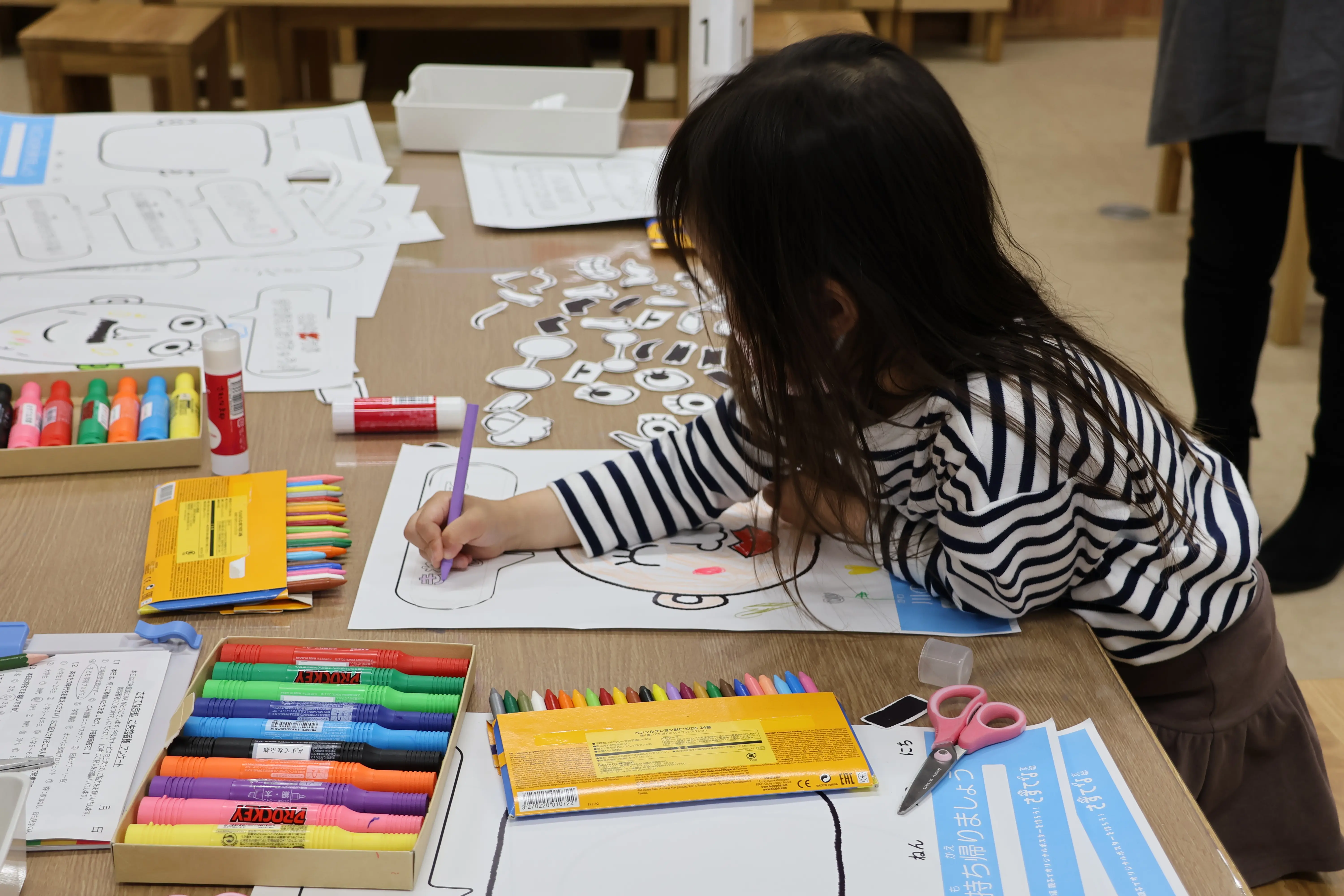 【さすてな京都】親子で楽しむ福笑いとぬりえポスター作りイベント
