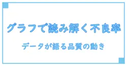 不良率推移 グラフを読み解く: データが語る品質の動きと基礎知識