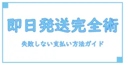 ZOZOTOWNの即日発送で失敗しない!支払い方法を完全ガイド
