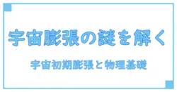 インフレーションとは 宇宙: 宇宙の初期膨張が解く謎と物理の基礎