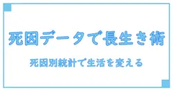 厚生労働省 人口動態統計 死因別死亡率を徹底解説！日常生活と長寿のヒントを探る