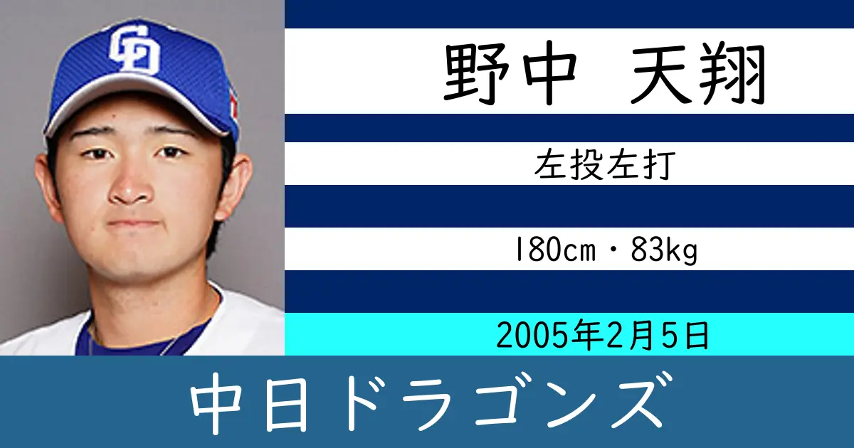 野中 天翔のニュースやトピックスをわかりやすくまとめて紹介！