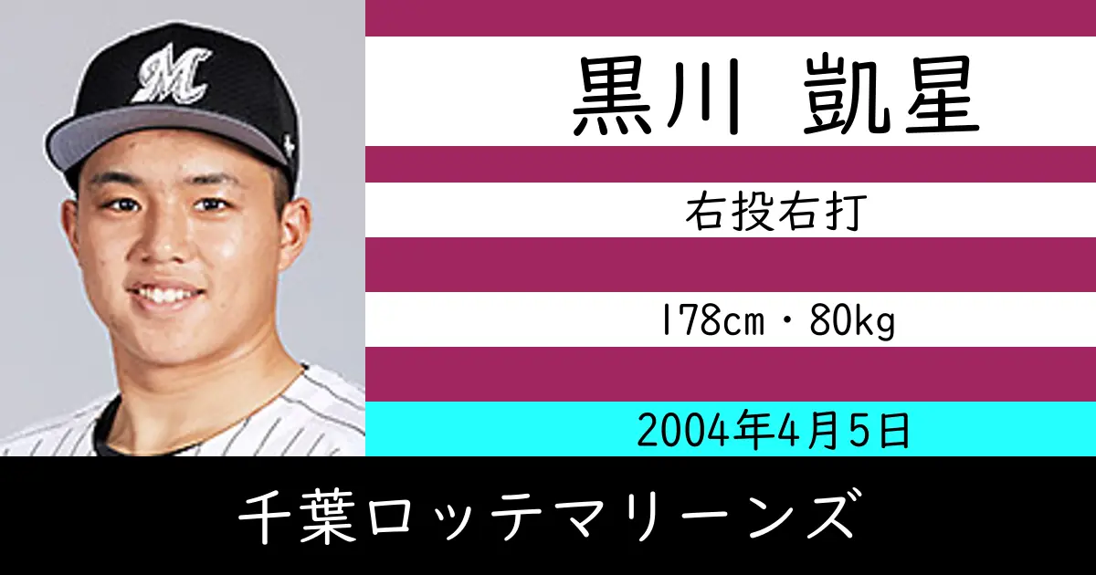 黒川 凱星のニュースやトピックスをわかりやすくまとめて紹介！