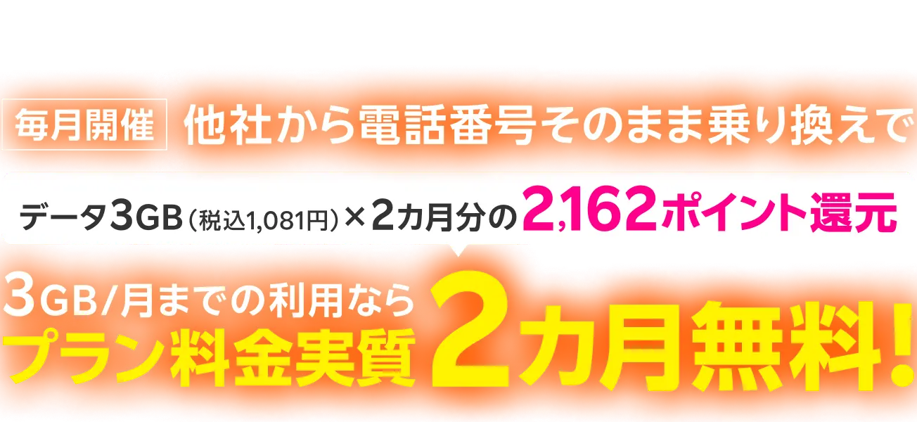 【楽天モバイル】過去契約者向けキャンペーンでお得にプラン利用