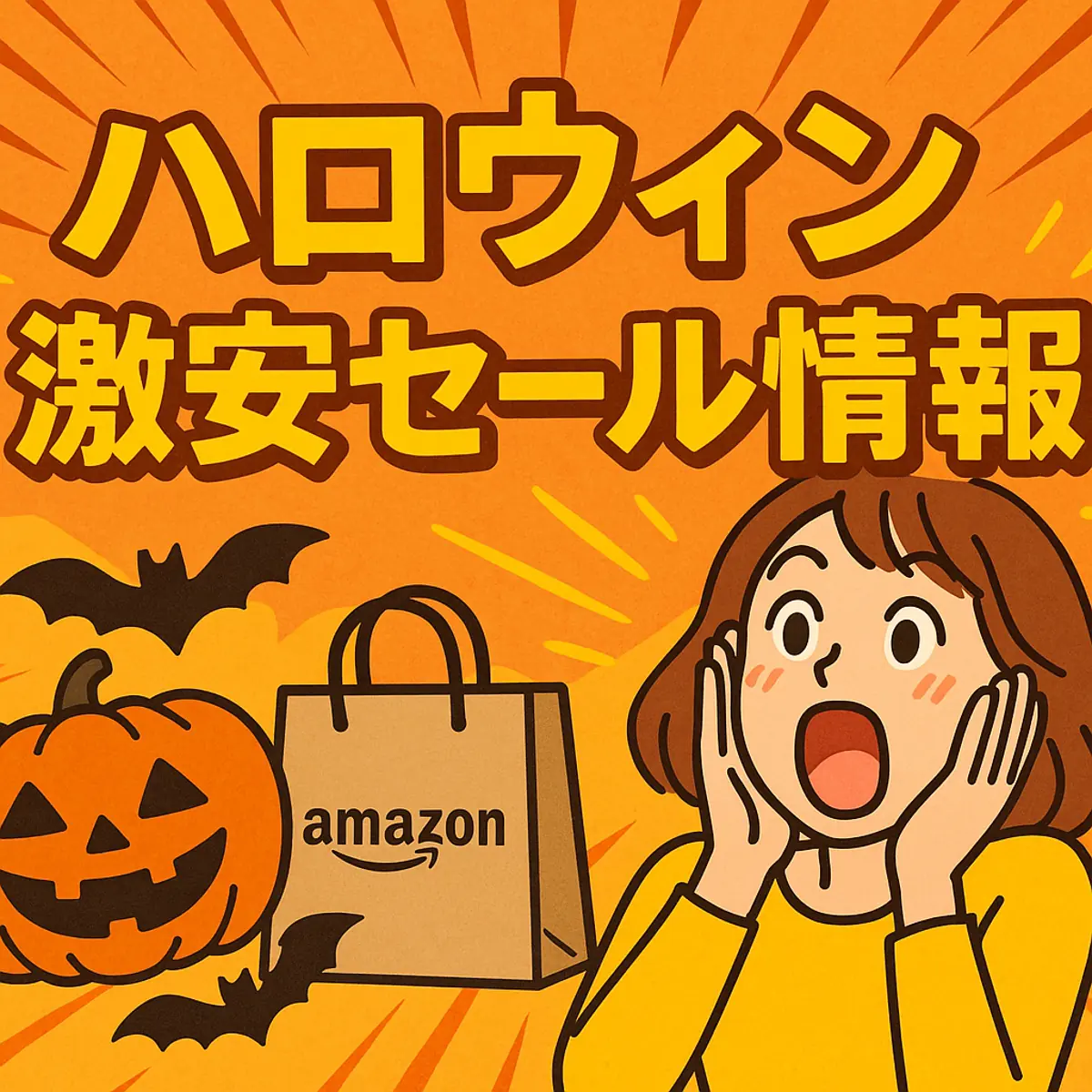 アマゾンの【ハロウィン】のセール情報まとめ！【毎日更新中】