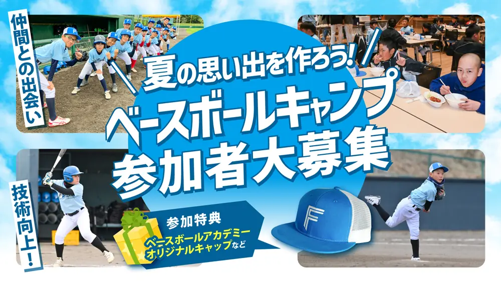 北海道日本ハムファイターズのベースボールキャンプ参加者募集