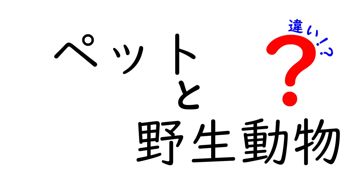 ペットと野生動物の違いを徹底解説！中学生にも分かるポイントと日常の注意