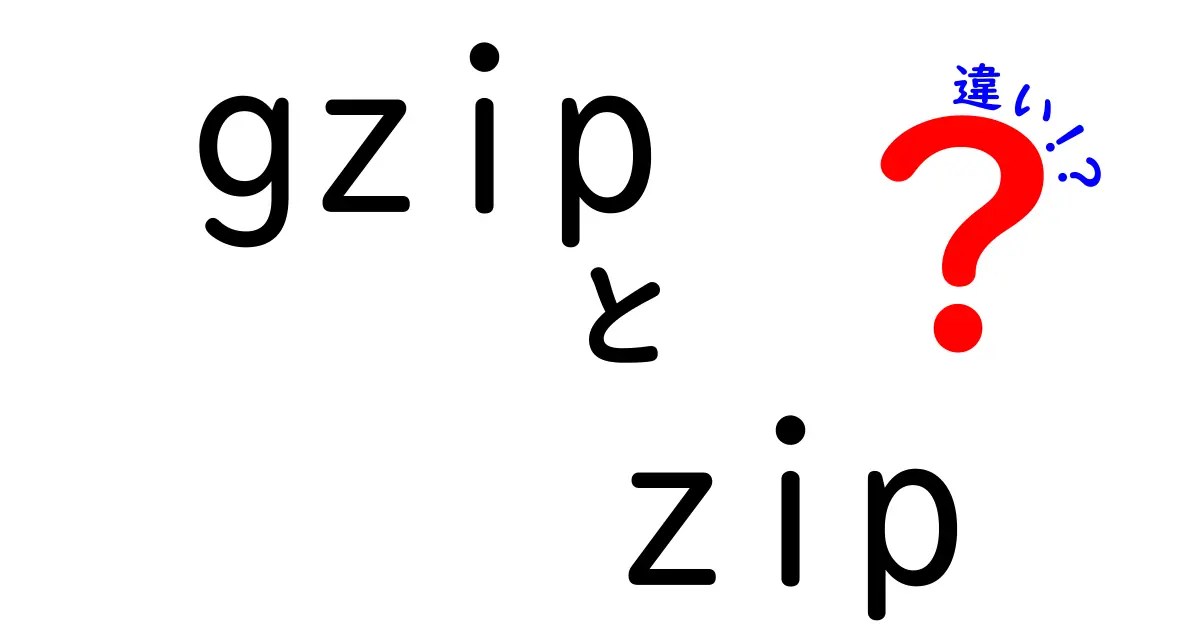 gzipとzipの違いを徹底解説 速さと圧縮率の謎を解く入門ガイド