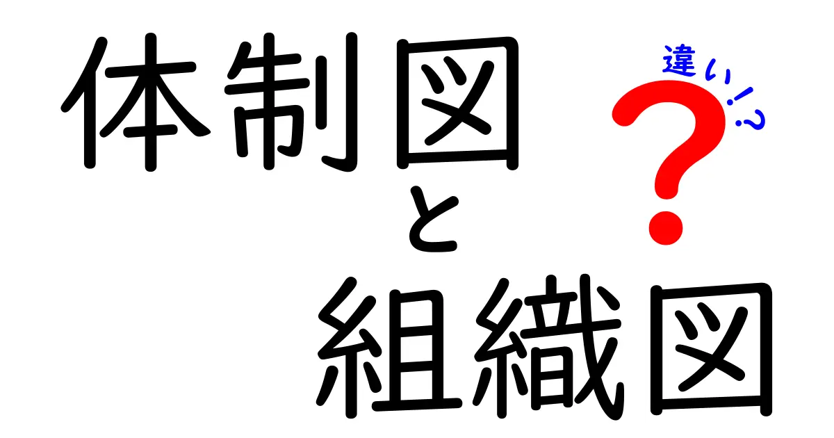 体制図と組織図の違いを徹底解説—意味・用途・作成のコツをわかりやすく比較