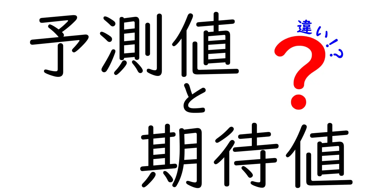 予測値と期待値の違いが一目で分かる! 中学生にもわかる数学の核心