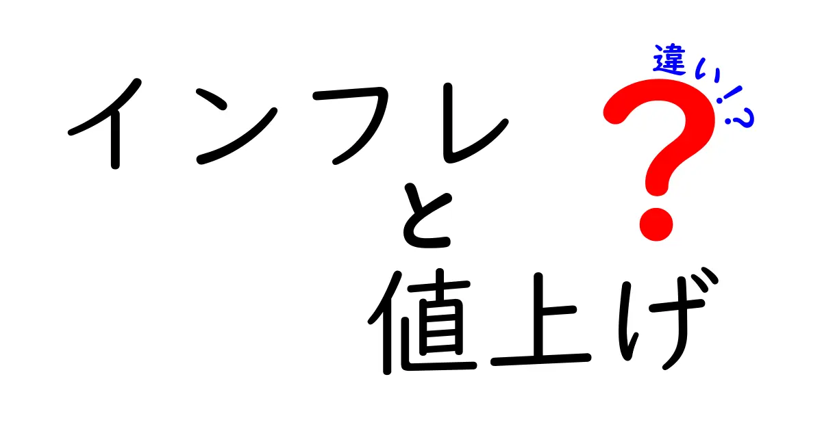 インフレと値上げの違いとは？身近な経済現象をわかりやすく解説！