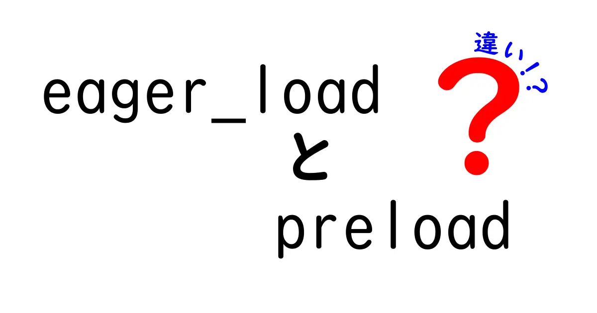eager_loadとpreloadの違いを徹底解説｜RailsのN+1を避ける最短ルートとは