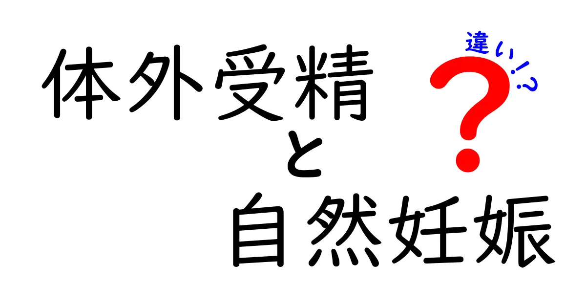 体外受精と自然妊娠の違いを徹底解説!知っておきたいポイントと選択のヒント