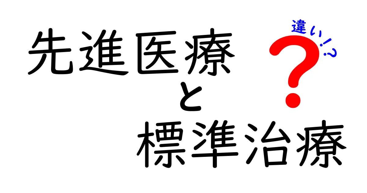 【先進医療と標準治療の違い】費用や効果、保険適用のポイントを詳しく解説!
