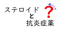 ステロイドと抗炎症薬の違いをわかりやすく解説！効果や使い方のポイントをチェック
