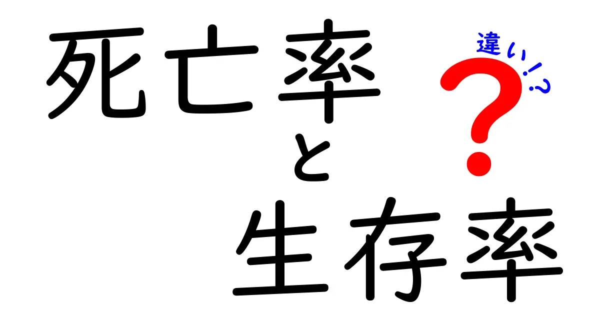 死亡率と生存率の違いとは？初心者でもわかる簡単解説！