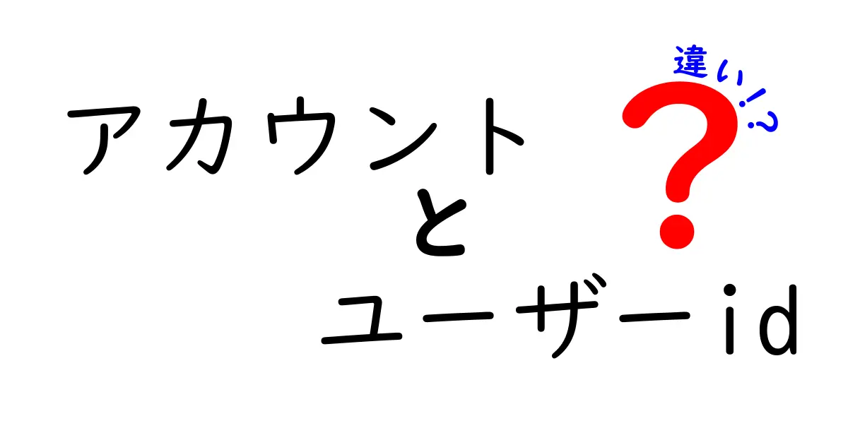 アカウントとユーザーIDの違いを完全ガイド:混乱を避ける使い分けのコツと実務のポイント