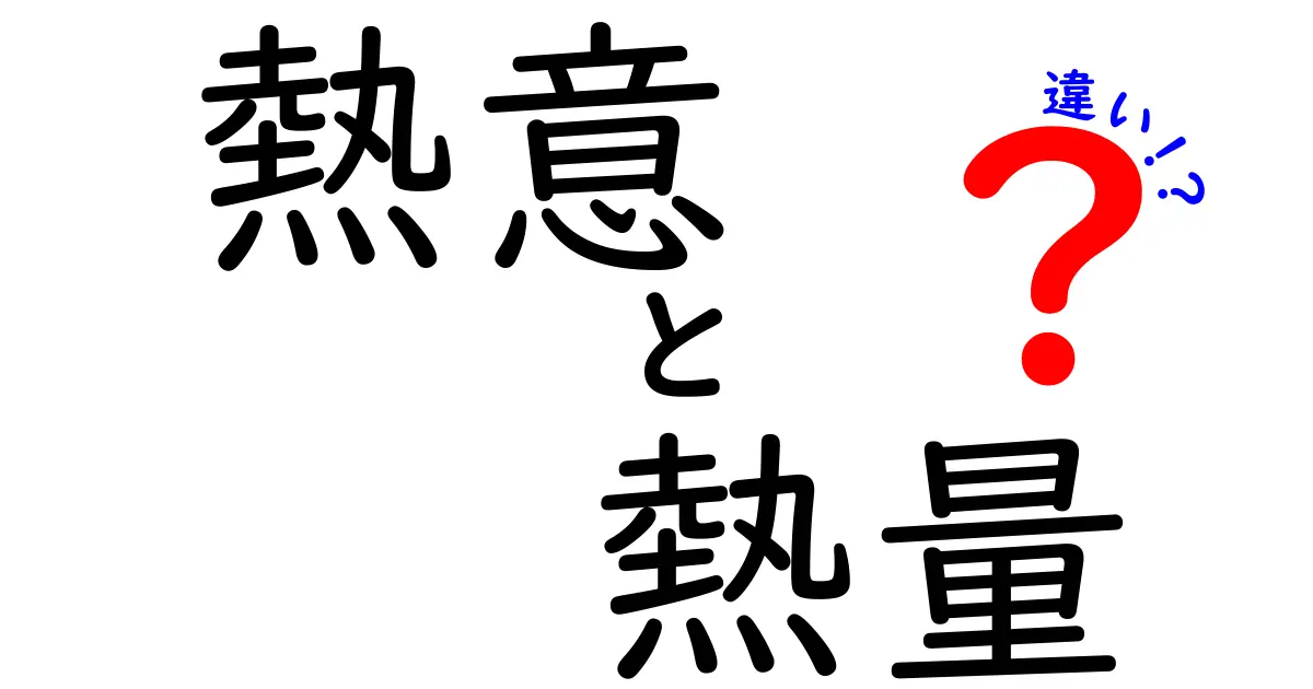 熱意と熱量の違いを徹底解説!行動力を磨く本当の力はどちらにある?