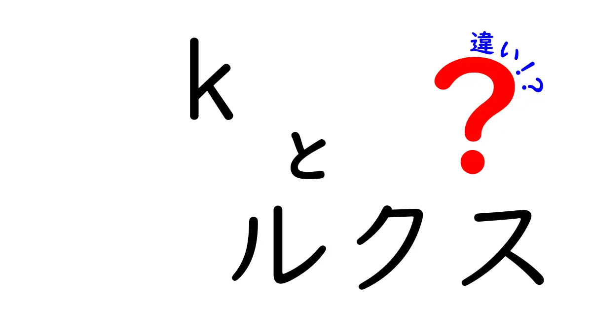 kとルクスの違いとは？光の単位をわかりやすく解説！