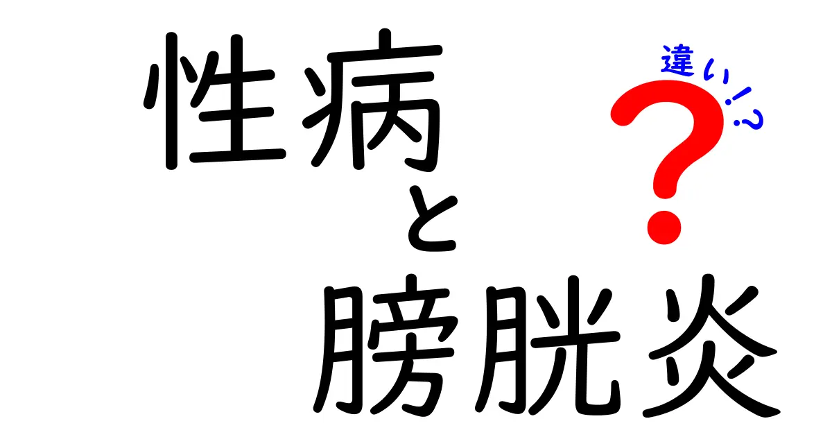 性病と膀胱炎の違いをやさしく知ろう:症状・原因・治療のポイントを徹底解説