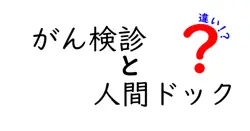 がん検診と人間ドックの違いを徹底解説！どちらを選ぶべき？