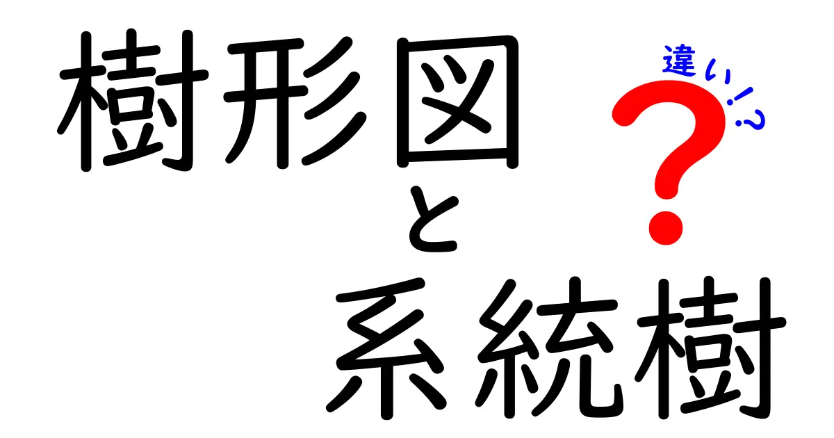 樹形図と系統樹の違いを徹底解説！図の読み方と身近な例で学ぶ