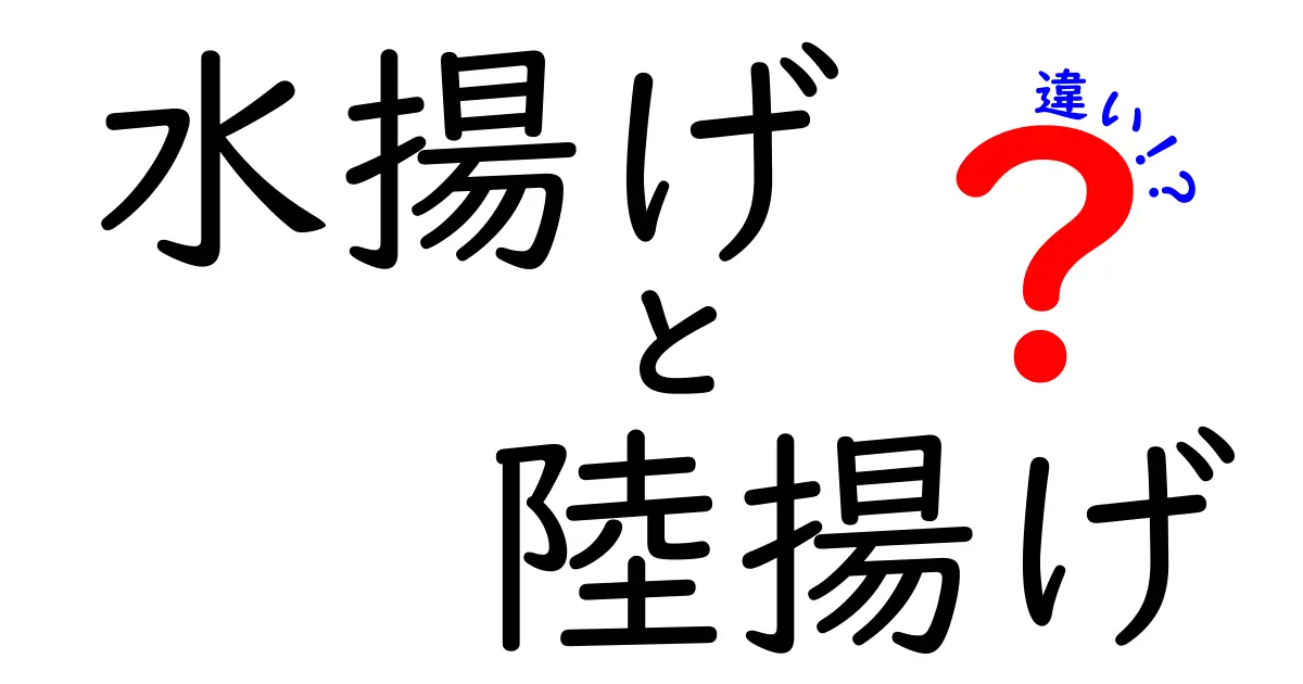 水揚げと陸揚げの違いを徹底解説！漁業の用語がスッとわかる中学生向けガイド