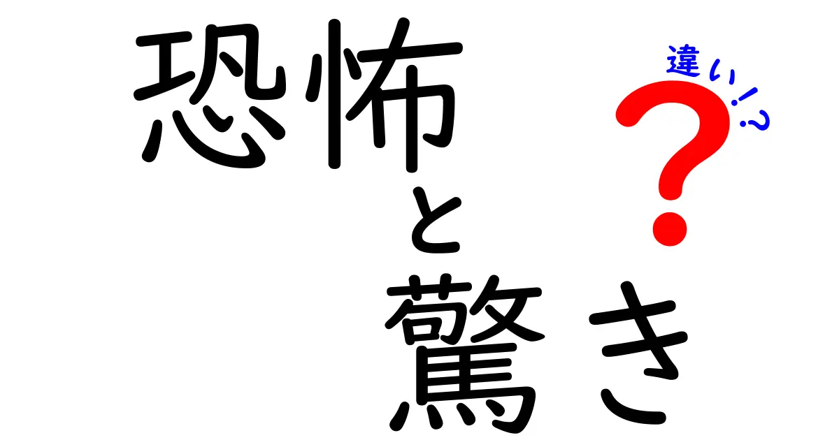 恐怖と驚きの違いを完全解説|感情の本質と日常の反応を変えるヒント