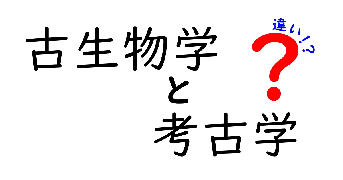 古生物学と考古学の違いが一目で分かる解説ガイド|中学生にもわかりやすい基礎と見分け方