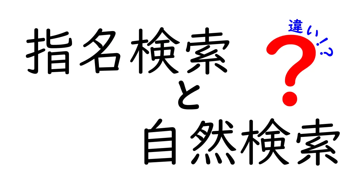 指名検索と自然検索の違いを徹底解説!SEO初心者でも分かる使い分けと実践のコツ