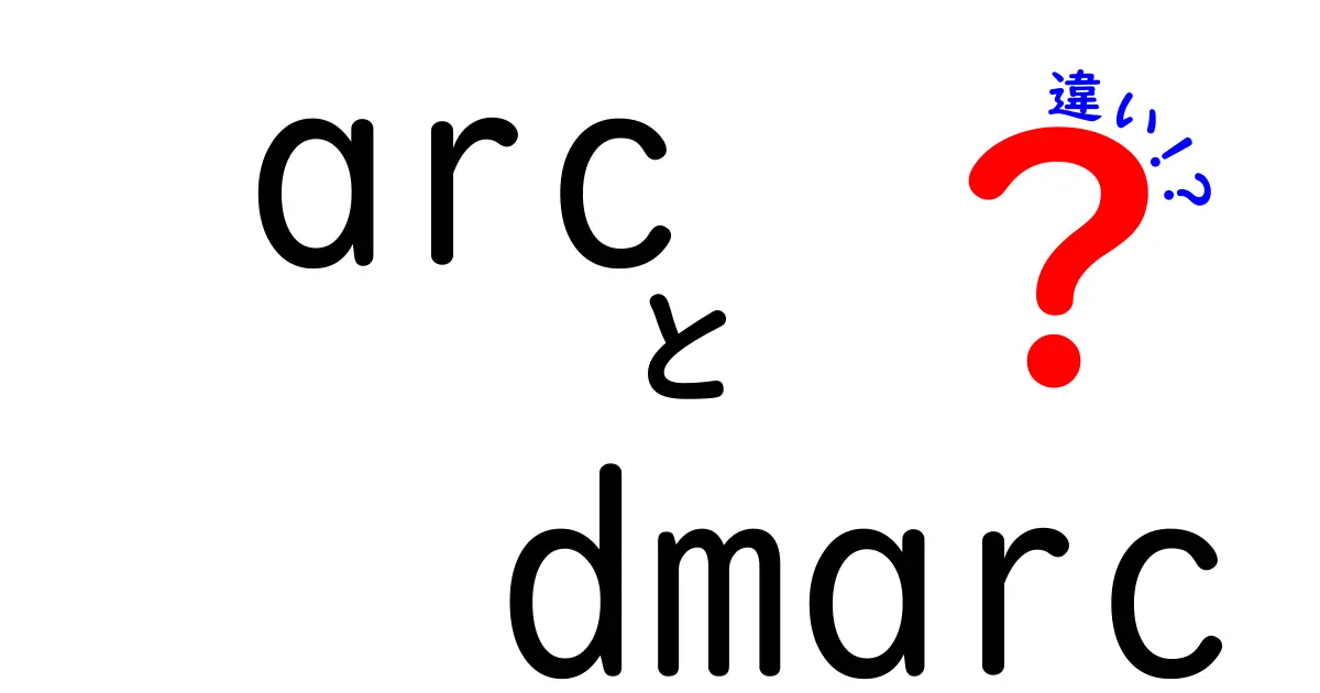 ARCとDMARCの違いを徹底解説!メール認証の基礎から使い分けまで