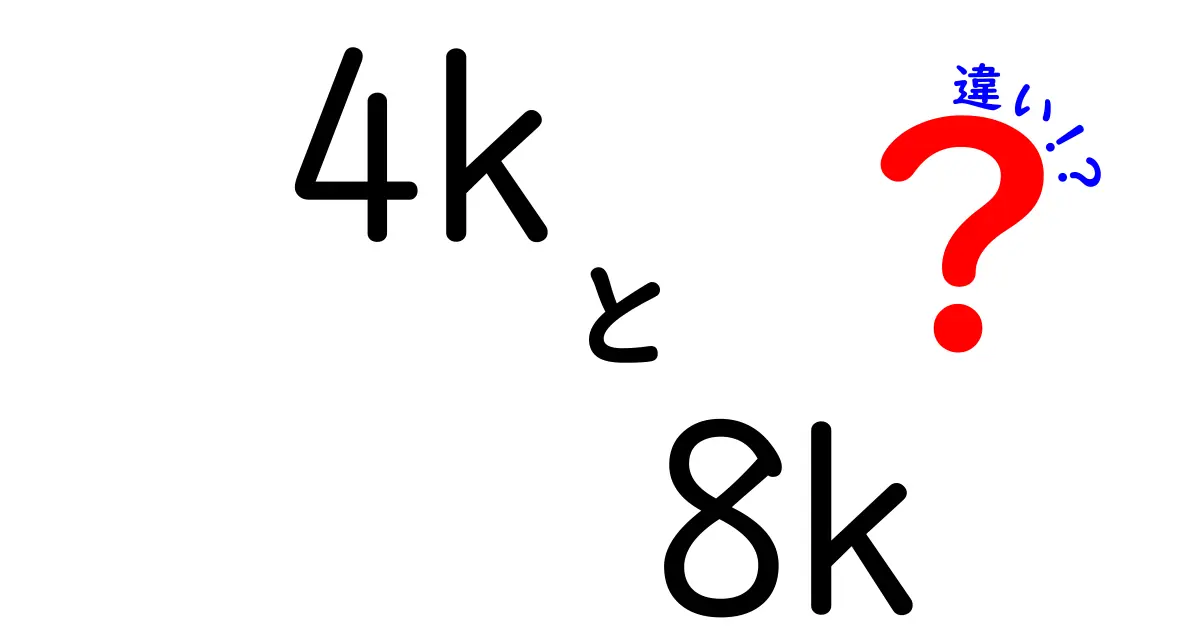 4Kと8Kの違いを徹底解説！画質選びのポイントと知っておきたい基礎知識