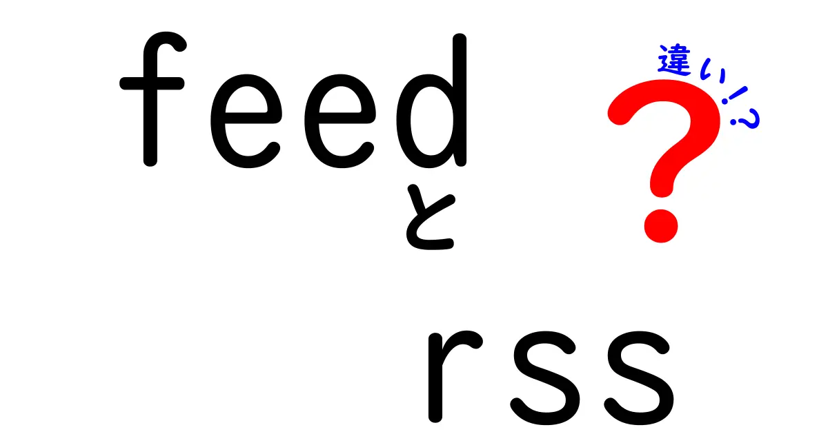 feedとRSSの違いを徹底解説!初心者にも分かる最新ガイド