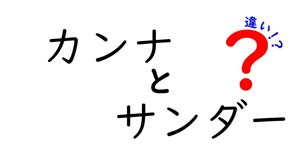 カンナとサンダーの違いを徹底解説｜木工初心者でも分かる使い分けの極意