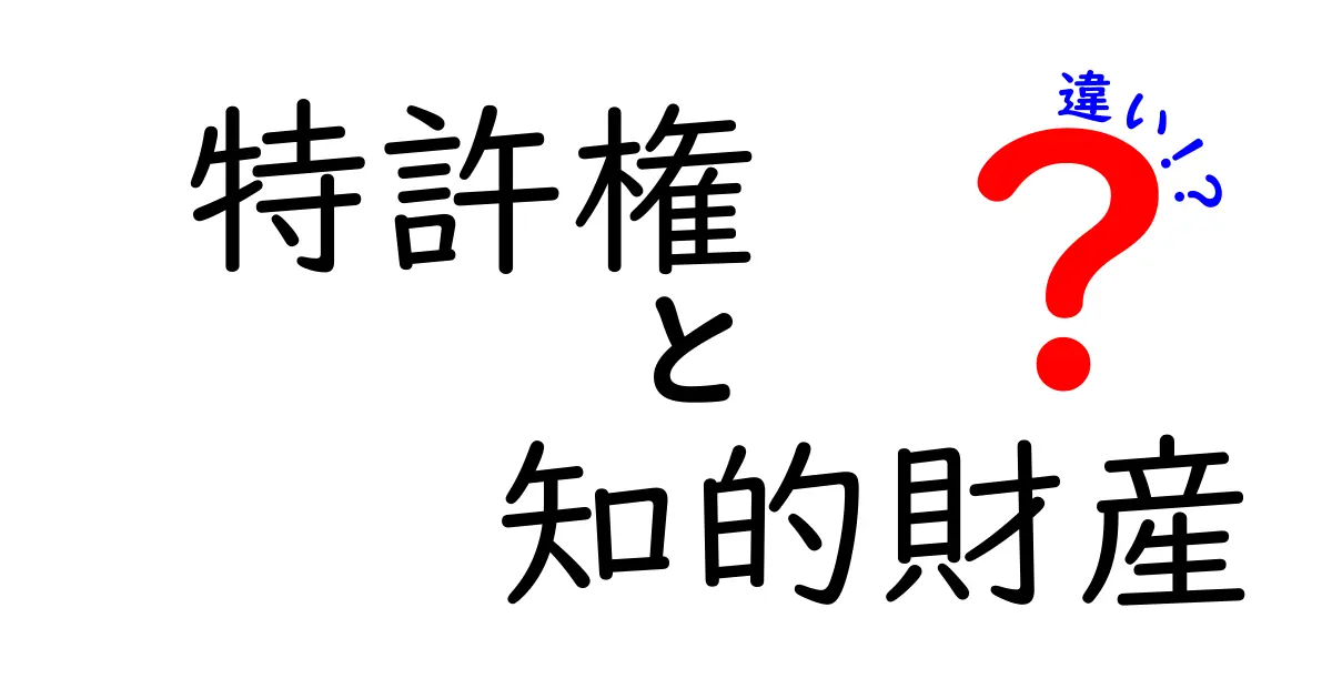 特許権と知的財産の違いとは?初心者にもわかる基礎解説