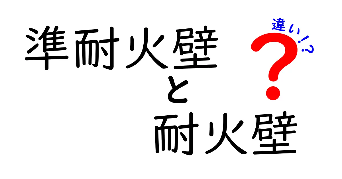 準耐火壁と耐火壁の違いを徹底解説!防火性能のポイントとは?